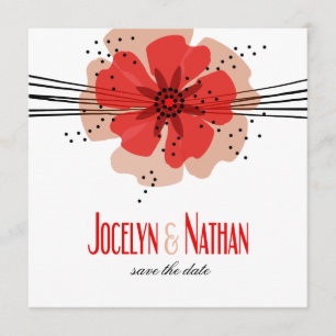 Reserva La Fecha Las amapolas de la pimienta ahorran el rojo de la