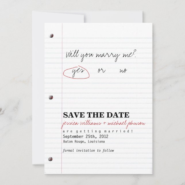 Reserva La Fecha Las novias en la secundaria salvan la fecha (Anverso)