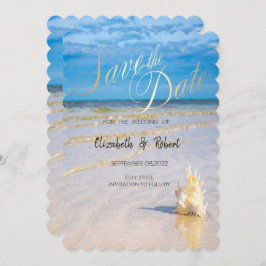 Reserva La Fecha Las Olas De La Playa Conforman La Fecha