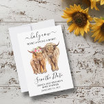 Reserva La Fecha Las parejas de vacas de Highland duchan para salva<br><div class="desc">Este diseño puede ser personalizado en el área proporcionada cambiando la foto y/o el texto. O puede personalizarse haciendo clic en Personalizar esta plantilla y, a continuación, eligiendo la opción de hacer clic en el personalizar y eliminando o cambiando el color del fondo, agregando texto, cambiando el color o estilo...</div>