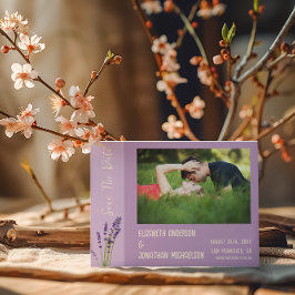 Reserva La Fecha Lavender Love Boda