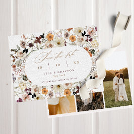 Reserva La Fecha Lavish Fall Wild Flowers 3 Fotos Boda