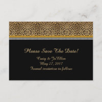 Leopard Gold Silver Salve La Fecha