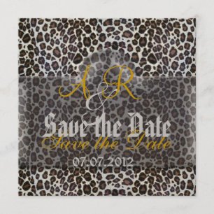 Reserva La Fecha Leopard Save the Date