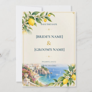 Reserva La Fecha Limón de Amalfi | Mediterráneo Azul y Amarillo