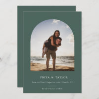 Llanura De Marco De Arco Moderno Guardar La Tarjet