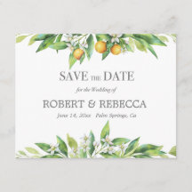 L'orangerie Save the Date Card