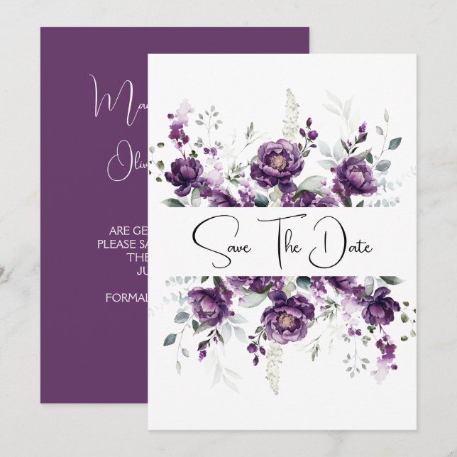 Reserva La Fecha Los cirujanos morados de ciruela oscura salvan la  (Anverso / Reverso)