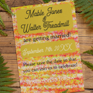 Reserva La Fecha Los dorados y rosa modernos y brillantes salvan la