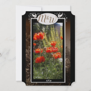 Reserva La Fecha Los pies de la amapola roja invitan a la ducha de