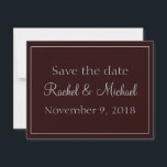 Reserva La Fecha Lovely Purple Save the Date<br><div class="desc">Te enamorarás de estos hermosos,  salven las fechas. Con un personalizable morado y gris,  personaliza el tuyo hoy!</div>