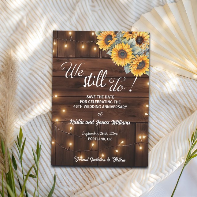 Reserva La Fecha Luces de Cuerda para Aniversario de Bodas 45 (Subido por el creador)