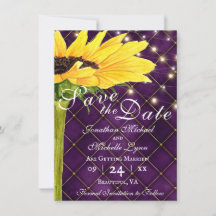 Luces de girasol y cuerdas en Boda morado