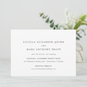 Reserva La Fecha Lucilla Elegant Modern Boda