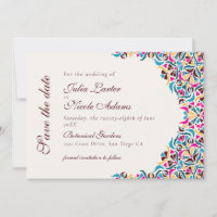 Lujo Caprichoso Estilo Floral Marfil Boda Fronteri