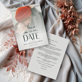 Reserva La Fecha Luxury Modern Transparency Wedding Photo Script