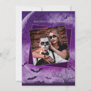 Reserva La Fecha Malvada diversión Halloween Love Moon Save the Dat