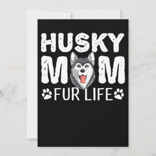 Reserva La Fecha Mamá Husky de por vida Diversión divertida del d