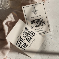 Mano blanca retro dibujó un Boda único y extravaga