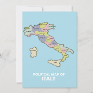 Reserva La Fecha Mapa político de Italia
