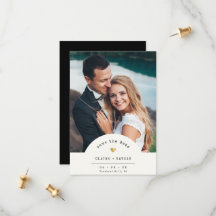 Máquina de Escribir Minimalista Moderna Bodas Foto