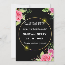 Reserva La Fecha Marcas de esquí | Simple Floral Hermosa Salven La 