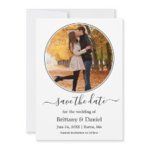 Marco moderno elegante de fotografía redonda