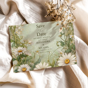 Reserva La Fecha Marguerite Daisy Dusty Boda