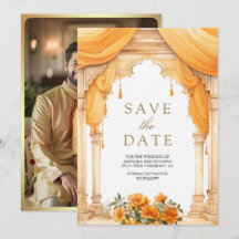 Marigold Floral South Indian Mandap Hindu Wedding