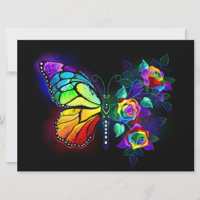 Reserva La Fecha Mariposa florida arcoiris (Anverso)