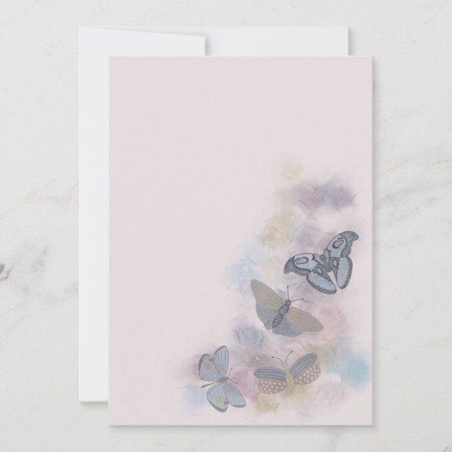 Reserva La Fecha Mariposas de tinta de alcohol (Anverso)