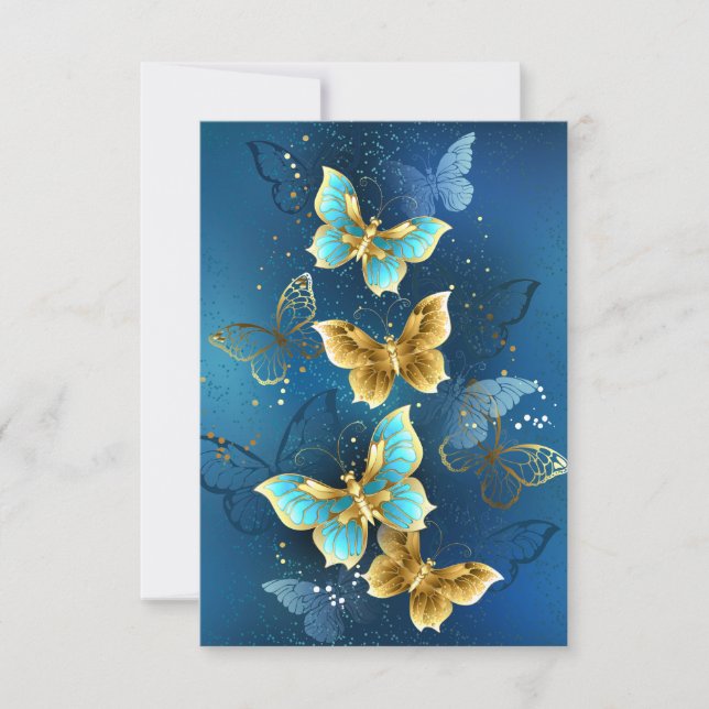 Reserva La Fecha Mariposas doradas (Anverso)