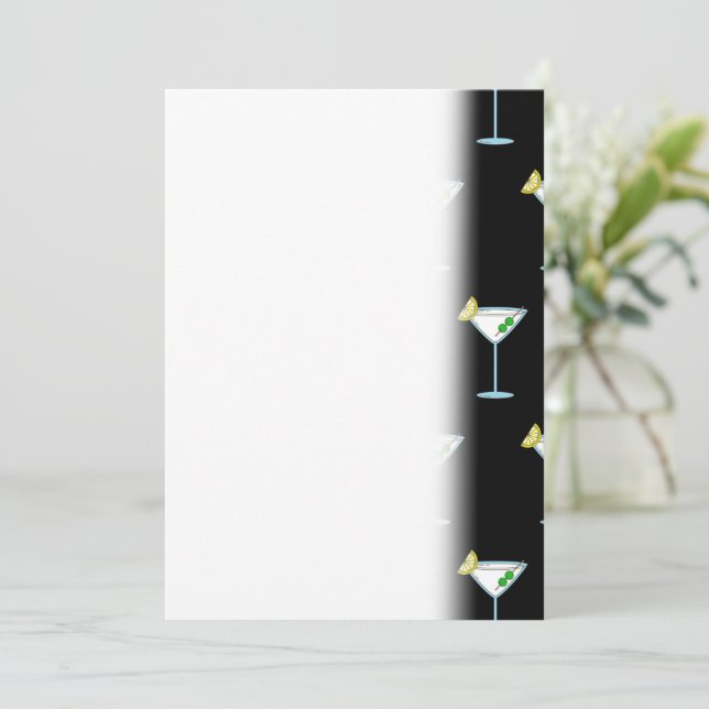 Reserva La Fecha Martini Amantes del Alcohol Bartófano de Vidrio Có (Anverso de pie)