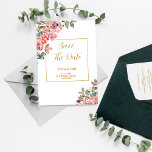 Reserva La Fecha MARY Watercolor Rosa Emerald Green<br><div class="desc">¡Hecho para ti!</div>