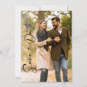 Reserva La Fecha Matrimonio fotográfico mínimo de la marina salva l