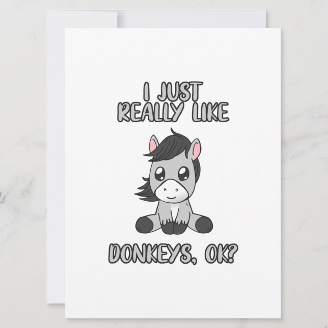 Reserva La Fecha Me Gustan Los Burros (Anverso)