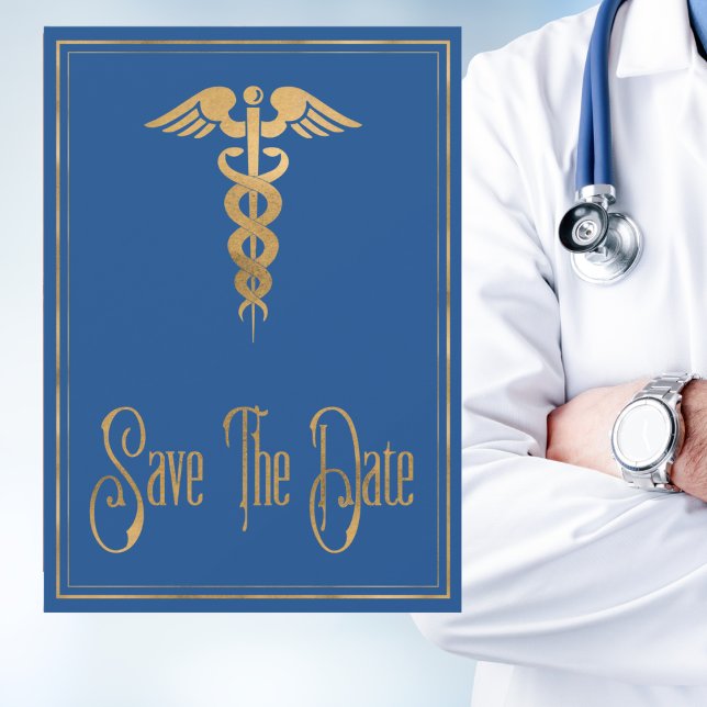 Reserva La Fecha Médica De Caduceus Médico Enfermera Azul Guardar L (Subido por el creador)
