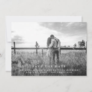 Reserva La Fecha Mensaje Moderno   Foto de Guardar la Fecha