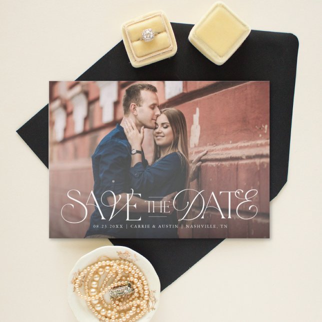 Reserva La Fecha Mezcla de letras de fotos modernas salve la fecha (Subido por el creador)