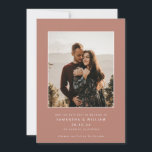 Reserva La Fecha Mezcla moderna minimalista foto & coincidente<br><div class="desc">Esta elegante tarjeta minimalista de Save the Date, con sus limpias fuentes sans serif impresas en un elegante fondo de rosa antiguo, es una forma elegante de anunciar tu gran día. Crea un conjunto de invitaciones completo mezclando y combinando componentes complementarios. Este diseño adaptable puede ayudarte a crear recuerdos inolvidables....</div>