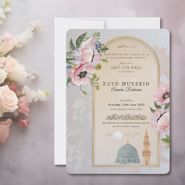 Reserva La Fecha Mezquita An-Nabawi Amapolas Rosas Islámicas