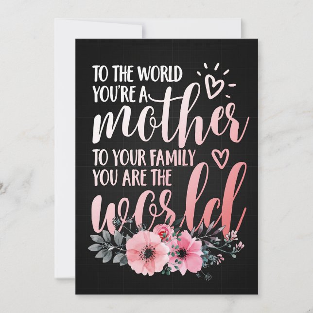 Reserva La Fecha Mi Madre Regalo A Mi Madre (Anverso)