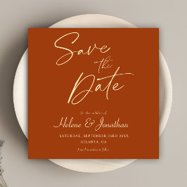 Reserva La Fecha Minimal Classic Modern Elegant Wedding
