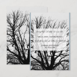 Reserva La Fecha Minimal Elegant Text & Photo Design / Wedding 