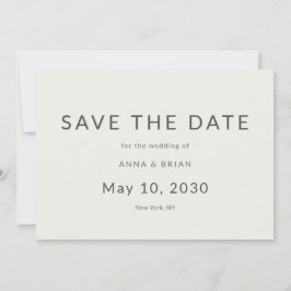 Reserva La Fecha Minimal Modern Save the Date with Monogram