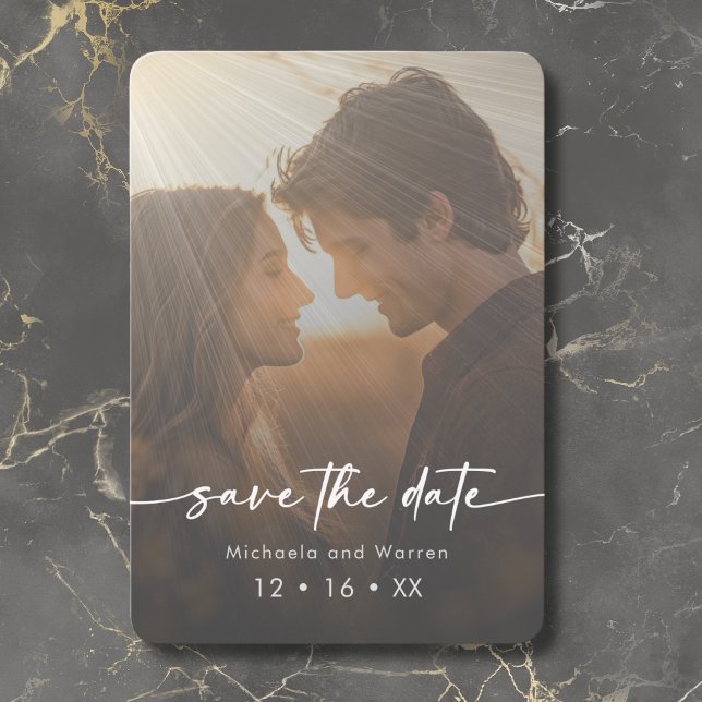 Reserva La Fecha Minimal moderno foto de Sunrays salva la fecha (Subido por el creador)