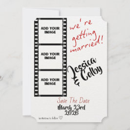 Reserva La Fecha Minimal Photo Save the Date Custom Modern