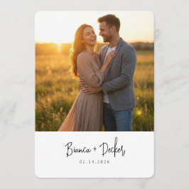 Reserva La Fecha Minimalist Save The Date Card