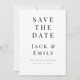 Reserva La Fecha Minimalist Save the Date Template | Elegant Editab
