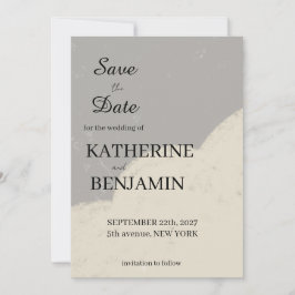 Reserva La Fecha Minimalist Wedding Save The Date